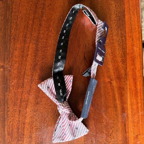 NWT TOMMY HILFIGER Adjustable Bow Tie Red, White, Blue Stars & Stripes America - Picture 4 of 4